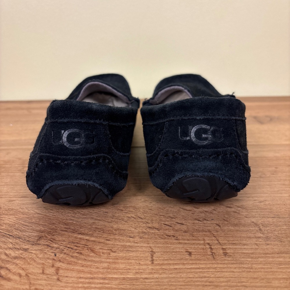 UGG‎ Alder Slip-On Loafer In Black Men Size 8 Suede Wool Insole Comfort Warm - Picture 8 of 11